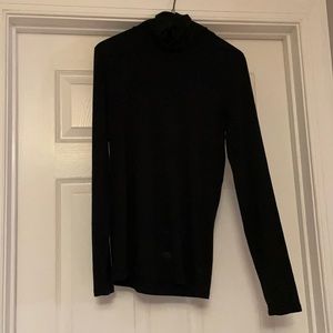 black turtle neck